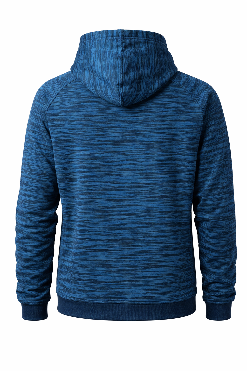 Men’s Heathered Blue Zip-Up Hoodie