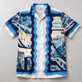 Men’s Ocean Blue Graphic Summer Set