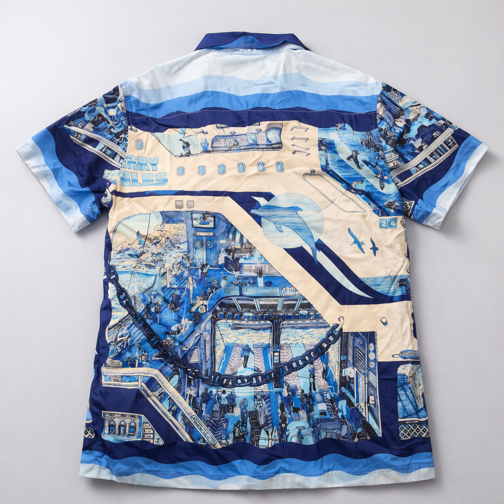 Men’s Ocean Blue Graphic Summer Set